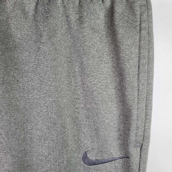 Nike Therma-Fit Sweatpants Mens Size Small Light Gray Ankle Length Drawstring - Picture 6 of 12
